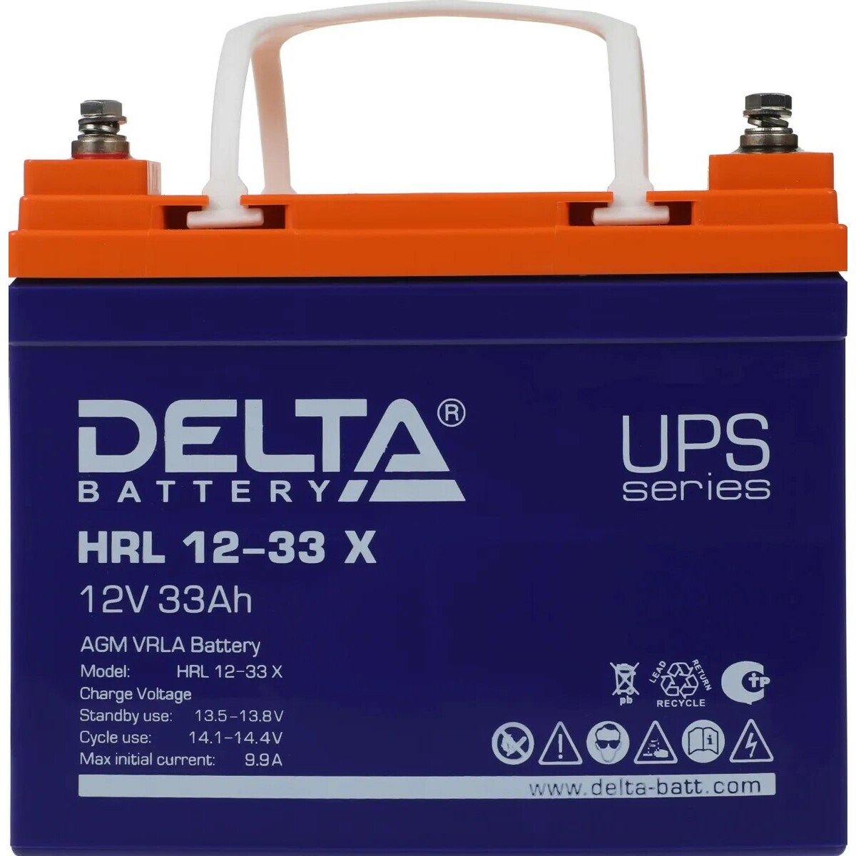 Батарея для ИБП Delta BATTERY HRL 12-33 X 12В 33Ач