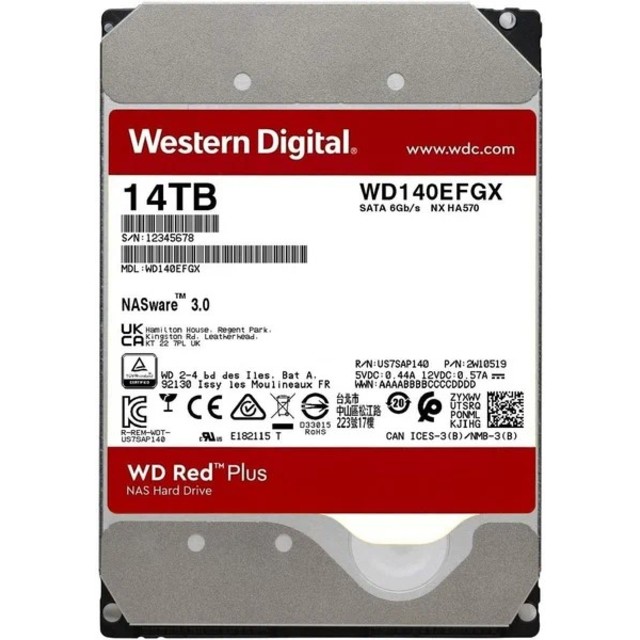 Жесткий диск Western Digital SATA-III 14Tb WD140EFGX