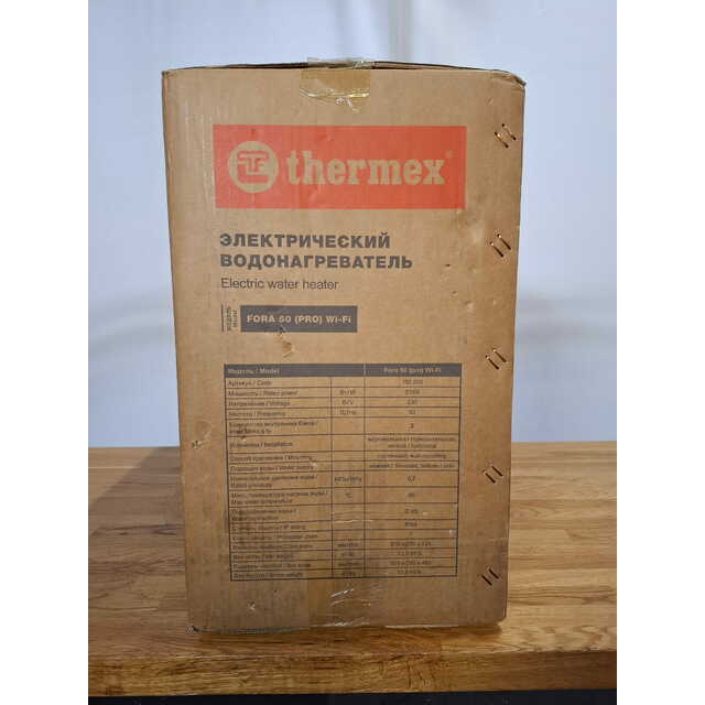 Водонагреватель Thermex Fora 50 (pro) Wi-Fi (Цвет: Gray) Водонагреватель Thermex Fora 50 (pro) Wi-Fi (Цвет: Gray)