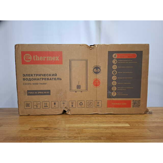 Водонагреватель Thermex Fora 50 (pro) Wi-Fi (Цвет: Gray) Водонагреватель Thermex Fora 50 (pro) Wi-Fi (Цвет: Gray)