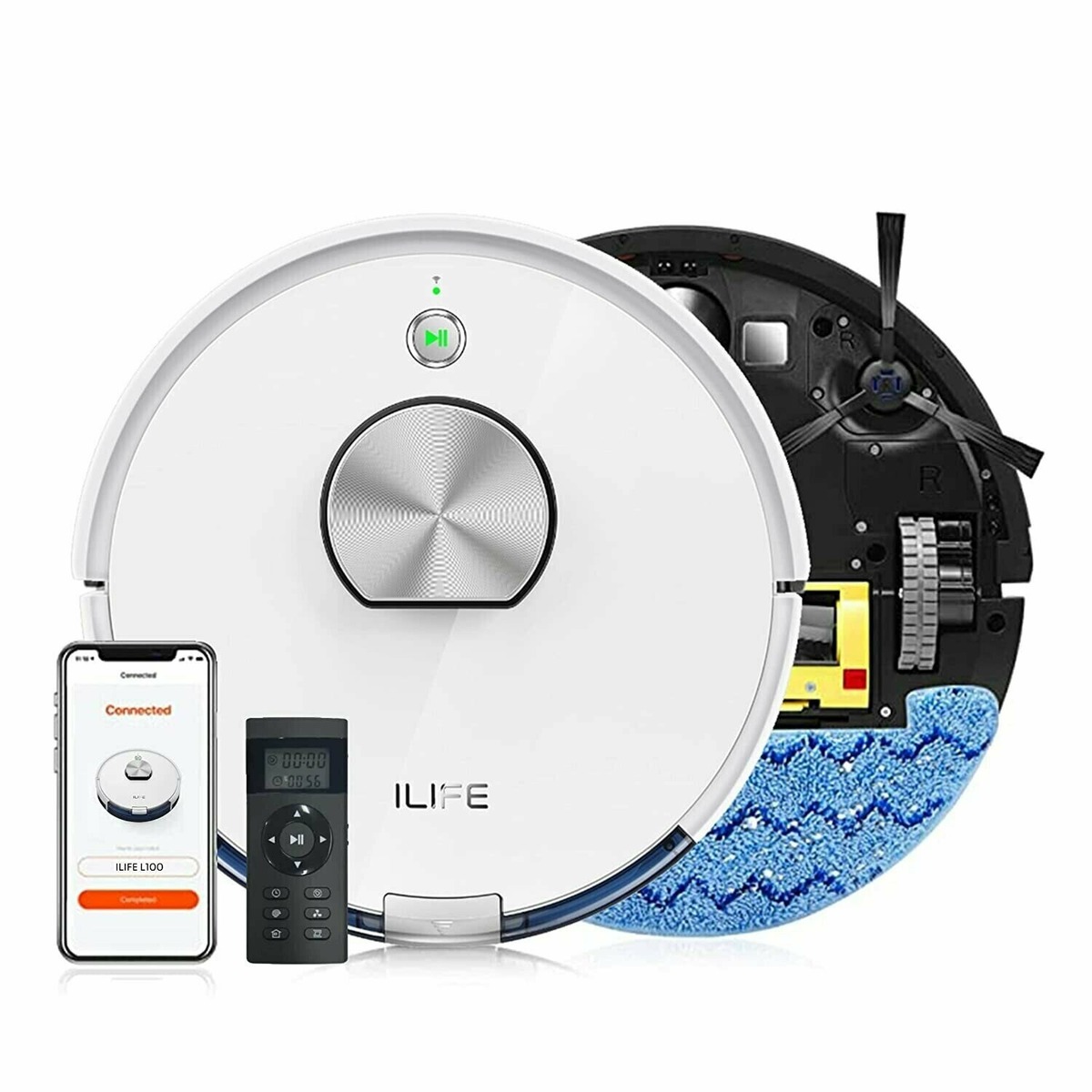 Робот-пылесос ILIFE L100, белый