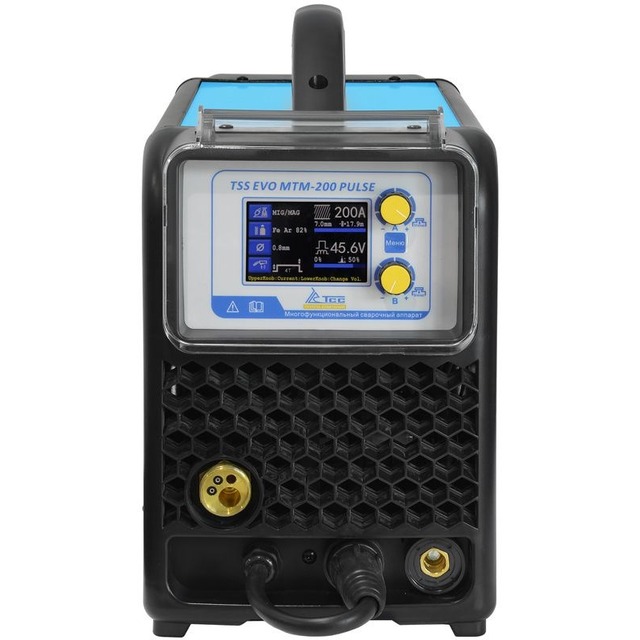 Сварочный полуавтомат ТСС EVO MTM-200 PULSE (Цвет: Blue) Сварочный полуавтомат ТСС EVO MTM-200 PULSE (Цвет: Blue)