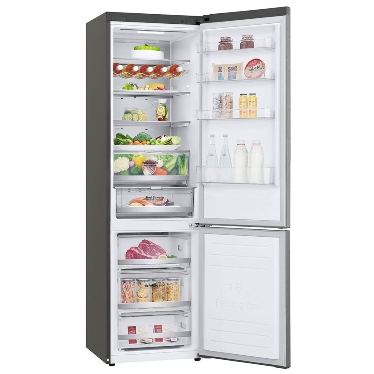 Холодильник LG GC-B509SMUM (Цвет: Platinum Silver)