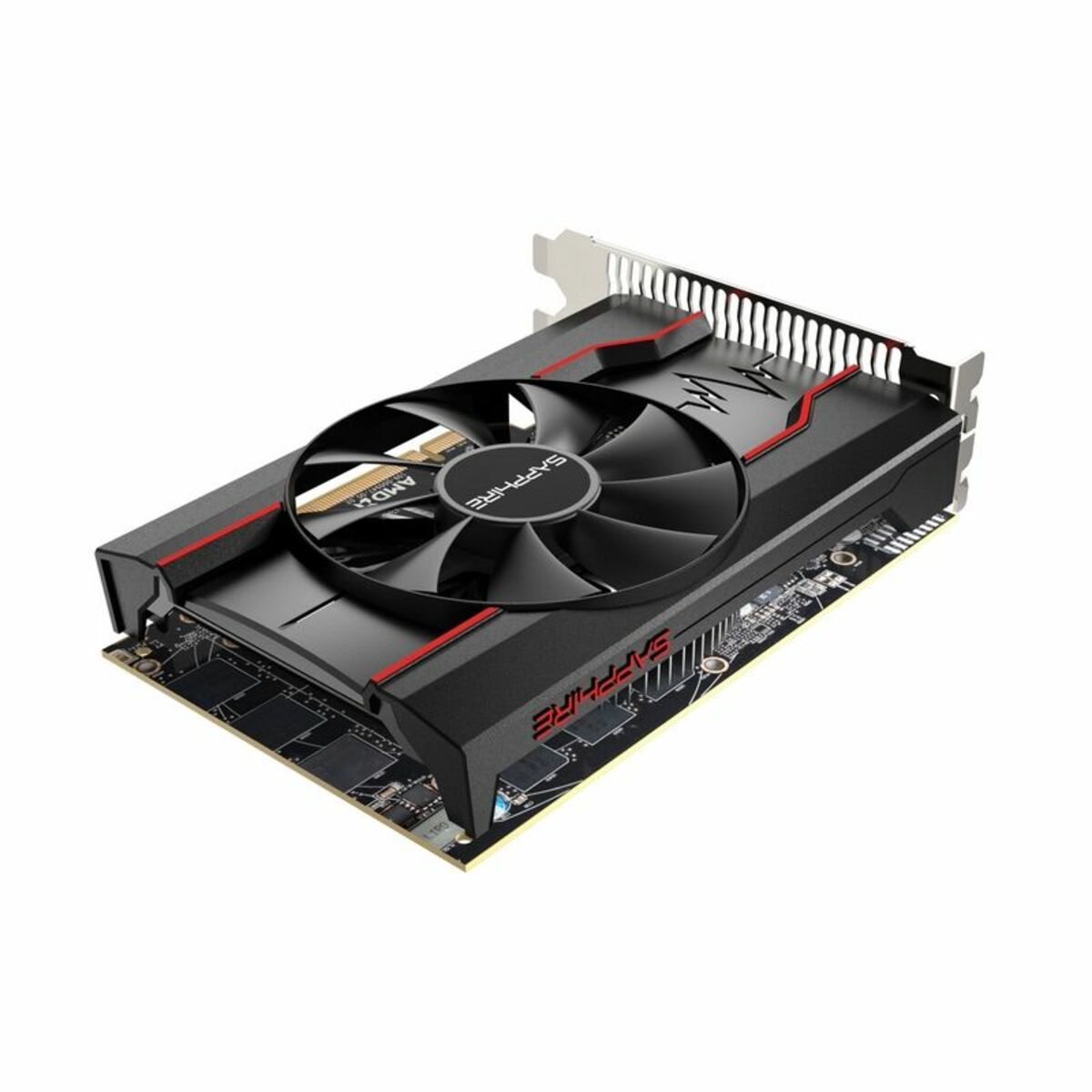 Видеокарта Sapphire PCI-E 11268-01-20G RX 550 4G OC AMD Radeon RX 550 4096Mb 128bit GDDR5 1206 / 7000 DVIx1 / HDMIx1 / DPx1 / HDCP Ret