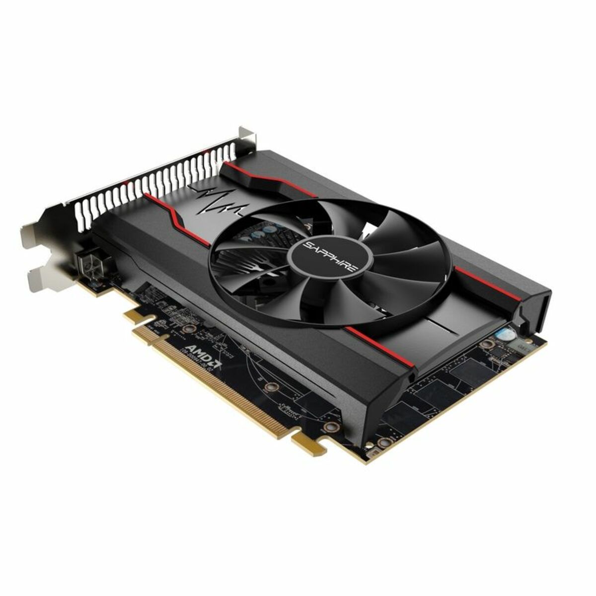 Видеокарта Sapphire PCI-E 11268-01-20G RX 550 4G OC AMD Radeon RX 550 4096Mb 128bit GDDR5 1206 / 7000 DVIx1 / HDMIx1 / DPx1 / HDCP Ret