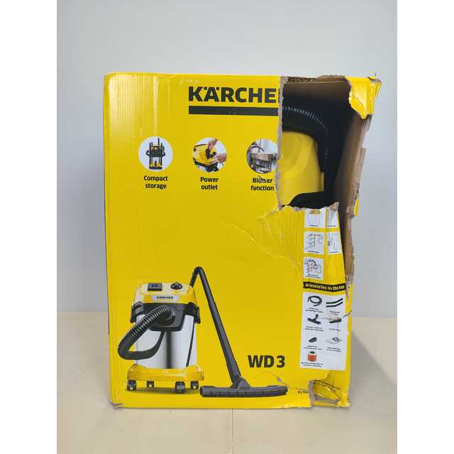 Строительный пылесос Karcher WD 3 P S V-17 / 4 / 20 (Цвет: Yellow) Строительный пылесос Karcher WD 3 P S V-17 / 4 / 20 (Цвет: Yellow)