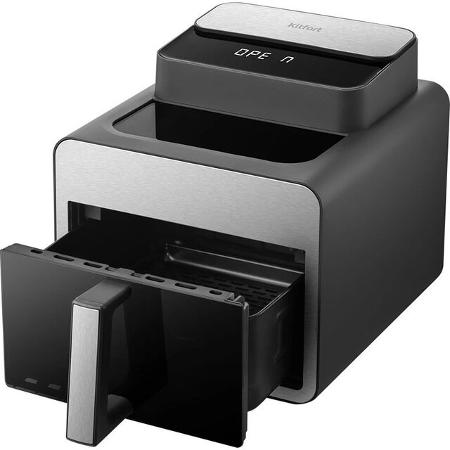 Аэрогриль Kitfort КТ-8161 (Цвет: Silver / Black) Аэрогриль Kitfort КТ-8161 (Цвет: Silver / Black)