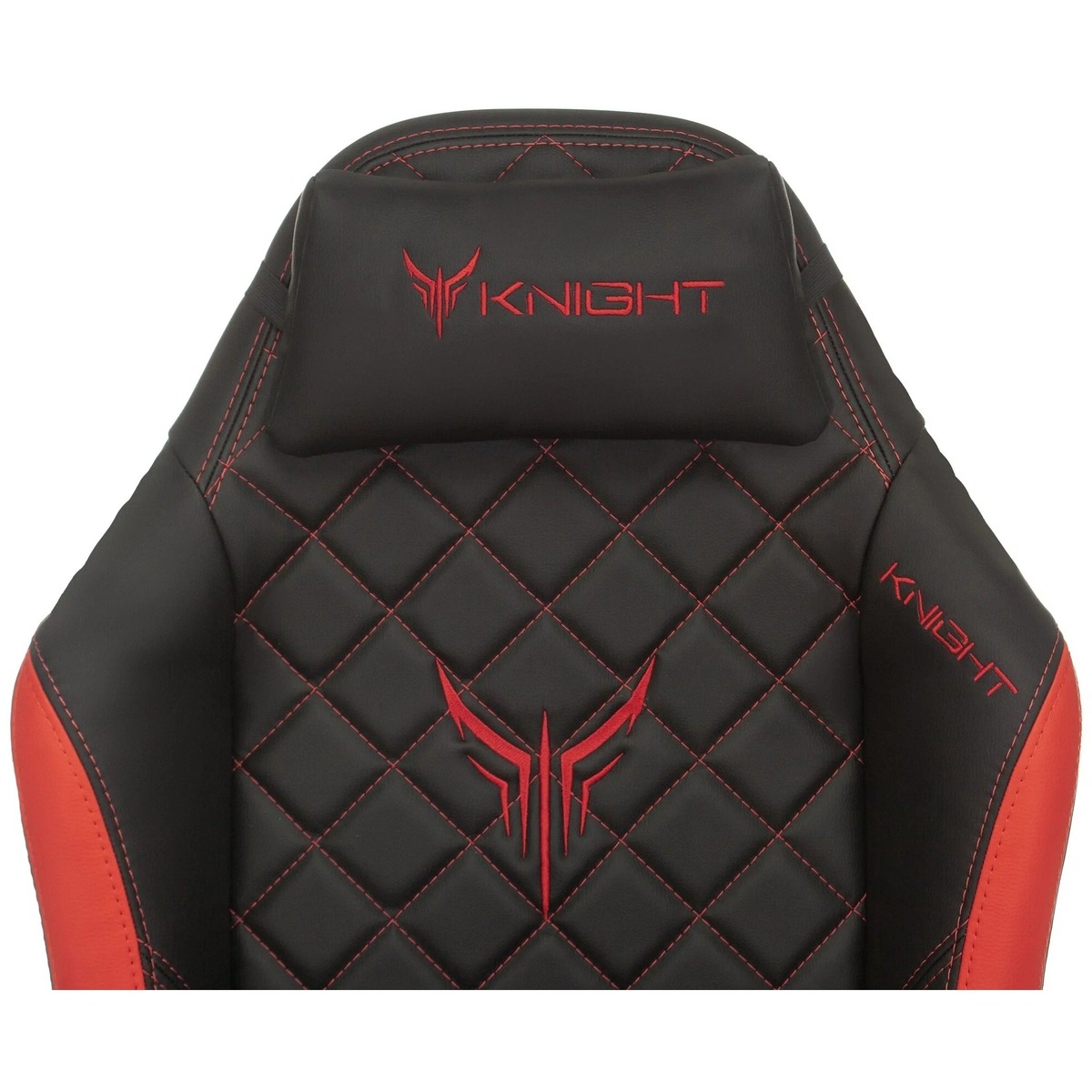 Кресло игровое Knight Explore (Цвет: Black / Red)