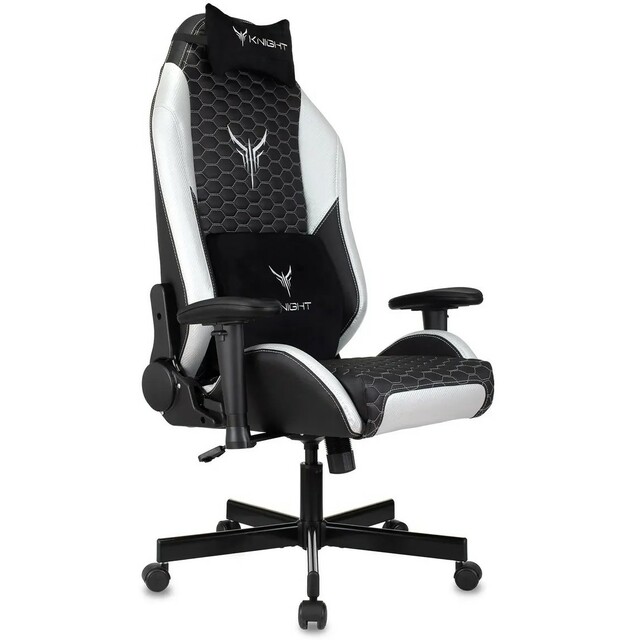 Кресло игровое Knight Neon (Цвет: Black / Silver) Кресло игровое Knight Neon (Цвет: Black / Silver)