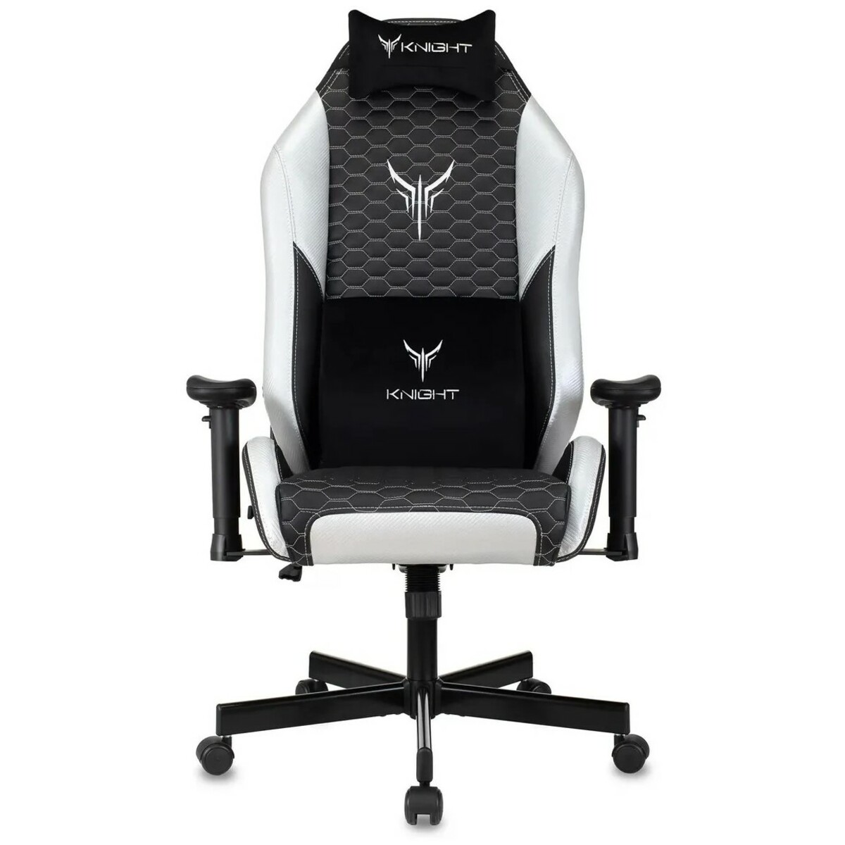 Кресло игровое Knight Neon (Цвет: Black/Silver)