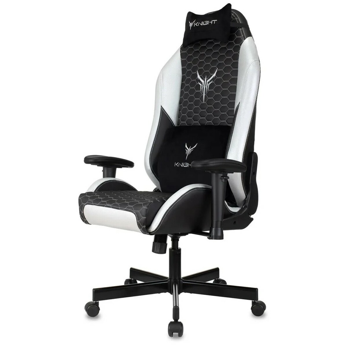 Кресло игровое Knight Neon (Цвет: Black/Silver)