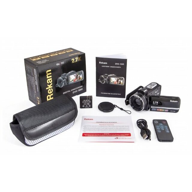 Видеокамера Rekam DVC-560, черный