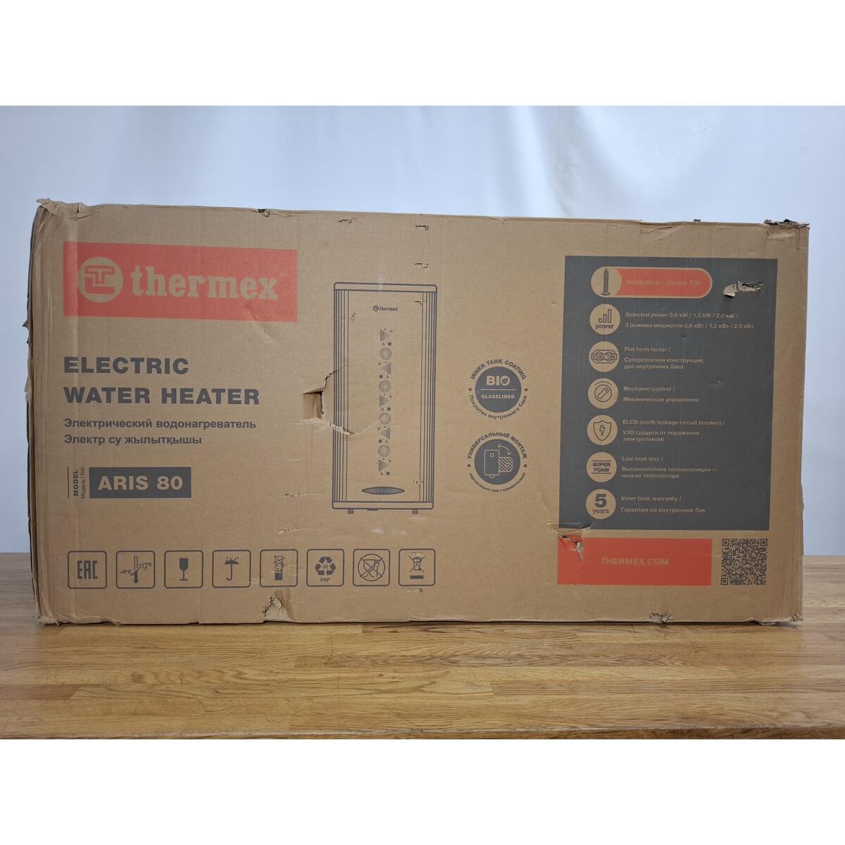 Водонагреватель Thermex Aris 80, белый