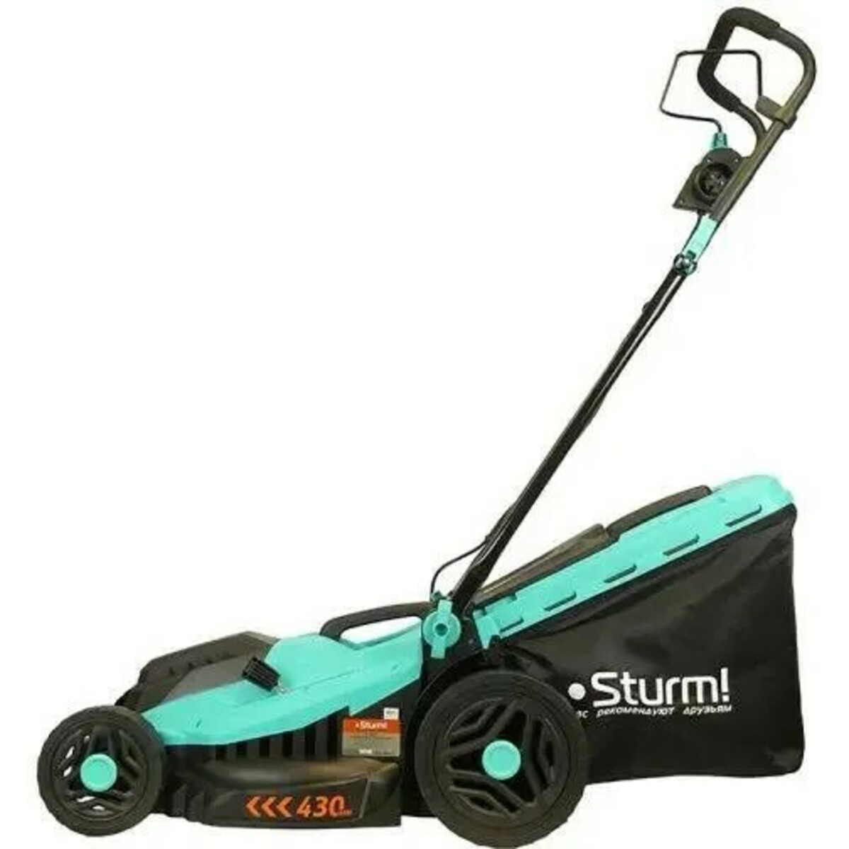 Газонокосилка роторная Sturm! EL2042 (Цвет: Black/Turquoise)
