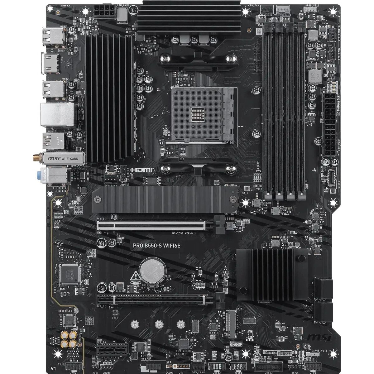 Материнская плата MSI PRO B550-S WIFI6E