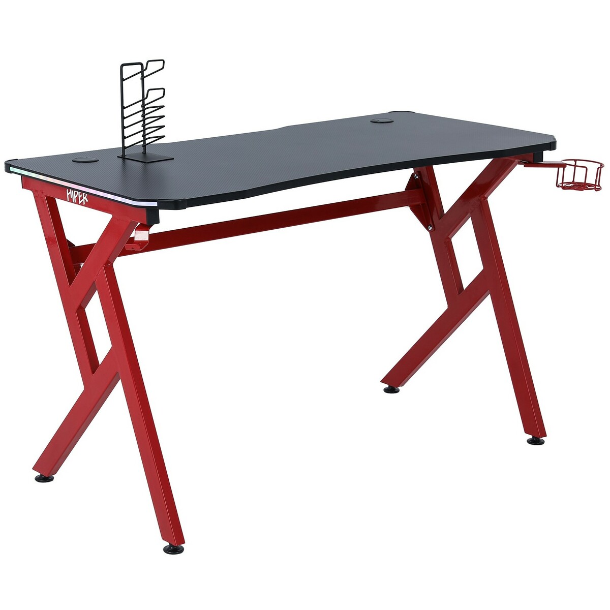 Игровой стол Hiper HGTBL002 (Цвет: Black/Red)