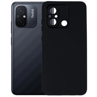 Чехол-накладка Borasco MicroFiber Case для смартфона Xiaomi Redmi 12C, черный