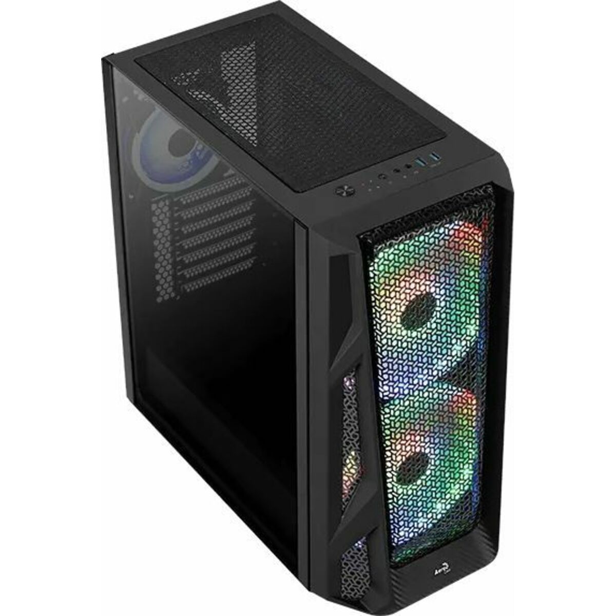 Корпус Aerocool AirHawk Duo-G-BK-v1 ATX (Цвет: Black)