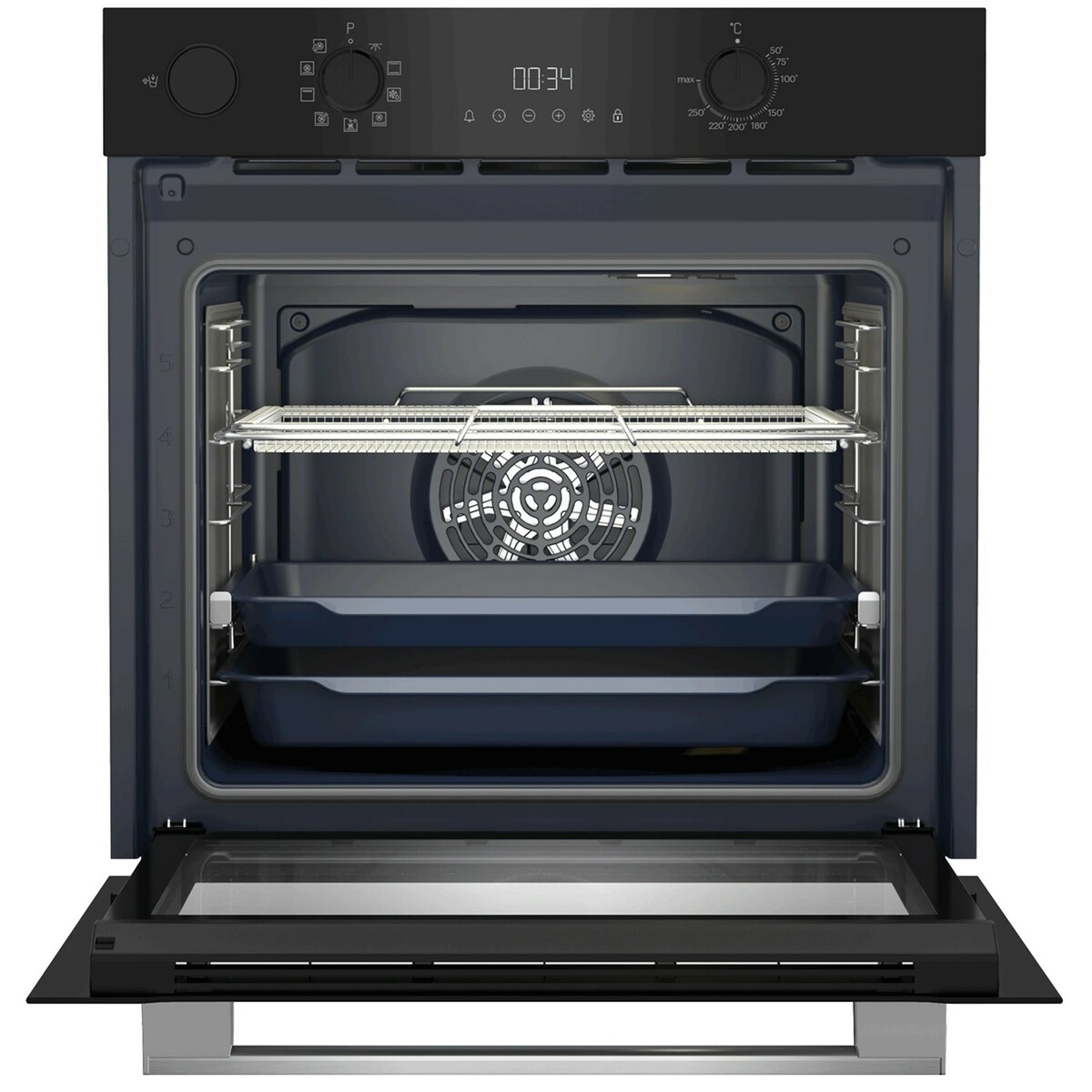 Духовой шкаф Grundig GEBM12300BSA, черный