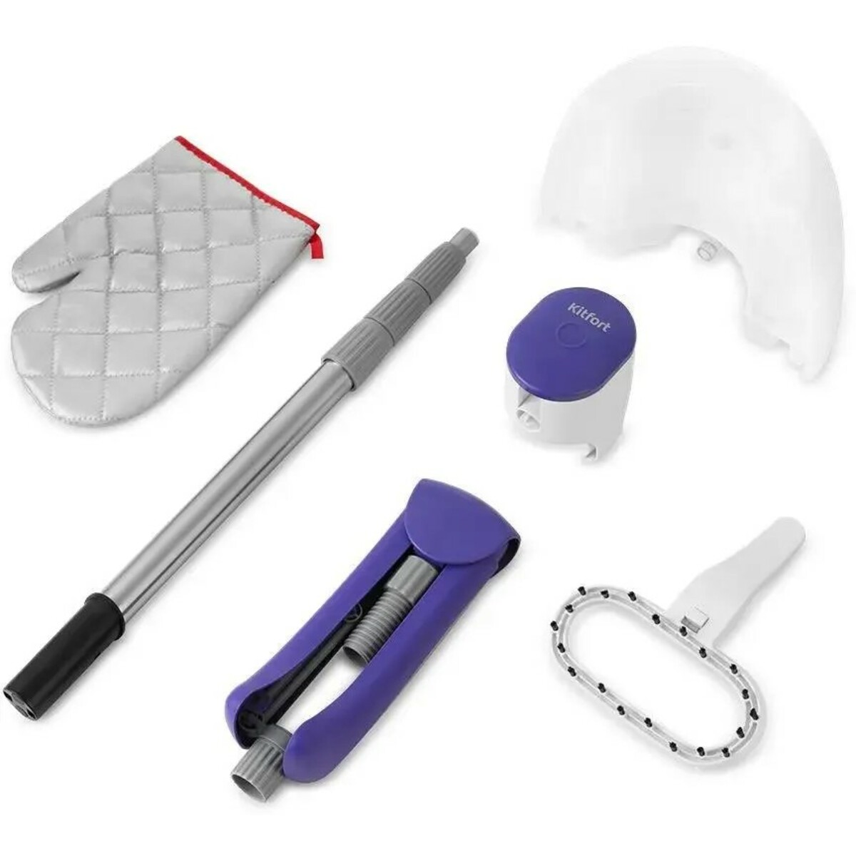 Отпариватель напольный Kitfort КТ-990 (Цвет: White/Blue)