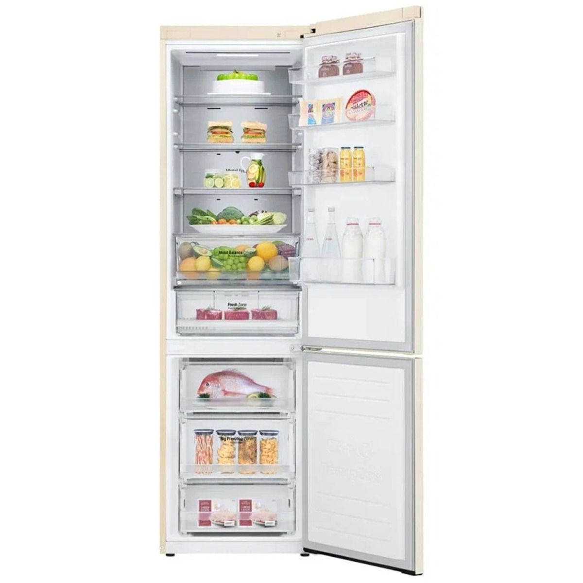 Холодильник LG GC-B509SESM (Цвет: Beige)