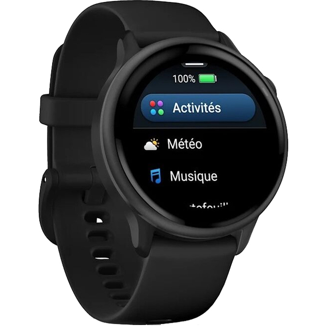 Умные часы Garmin VivoActive 6 42mm Amoled, черный