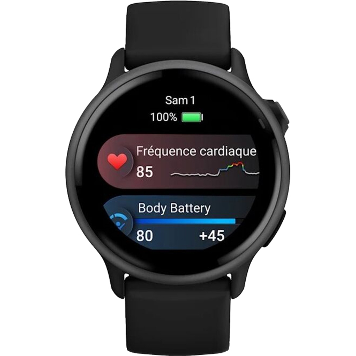 Умные часы Garmin VivoActive 6 42mm Amoled, черный