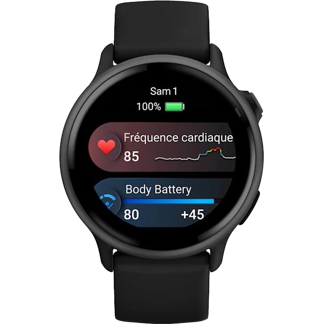 Умные часы Garmin VivoActive 6 42mm Amoled, черный