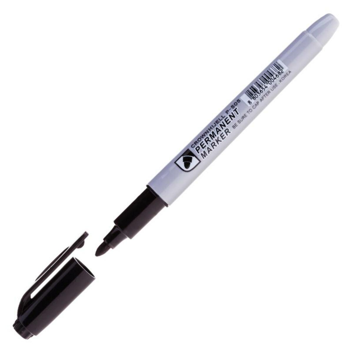 Маркер перманентный Multi Marker Slim пулевидный 2мм Crown Б0048243 (Цвет: Black)