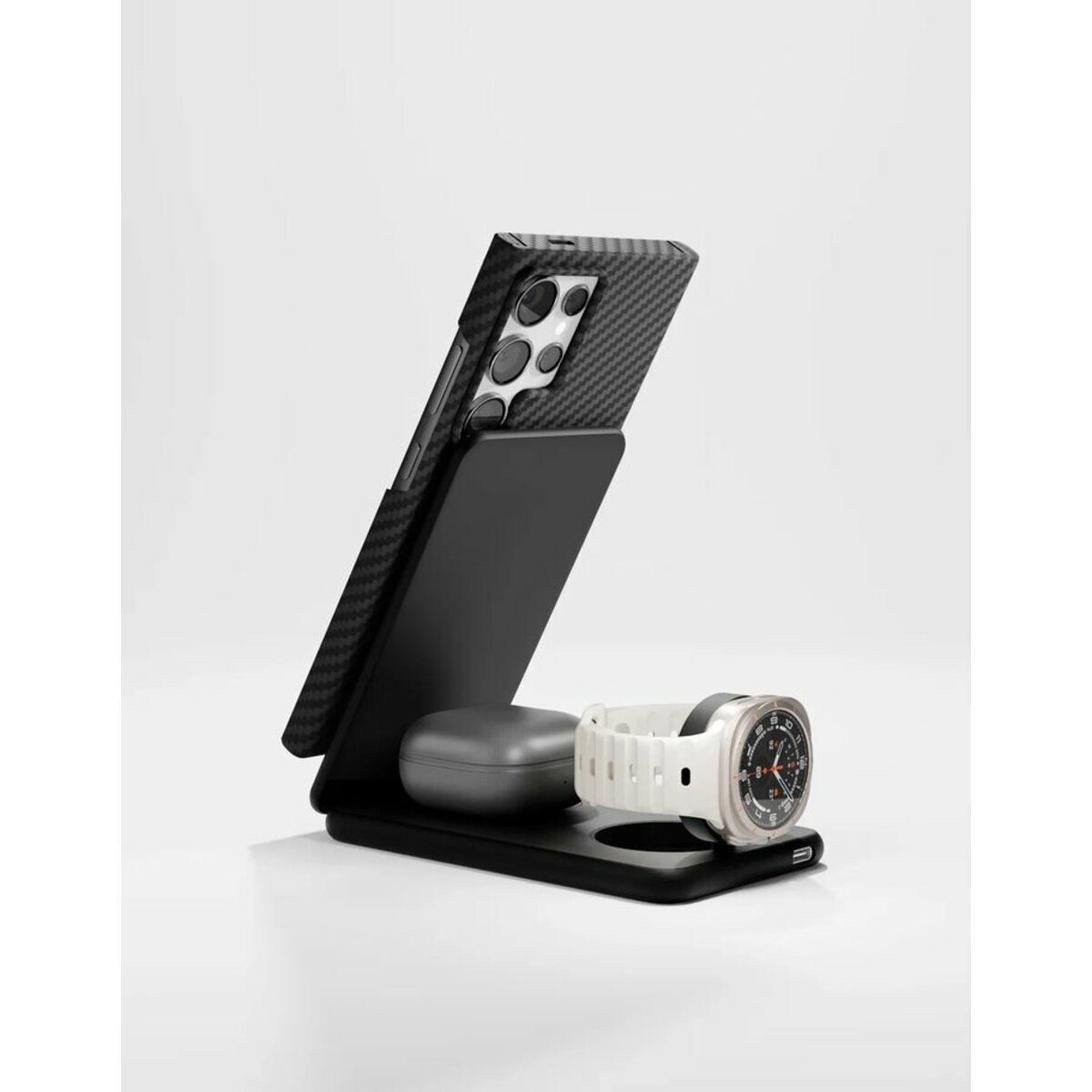 Беспроводное зарядное устройство VLP Alum Power Pro для Samsung, черный
