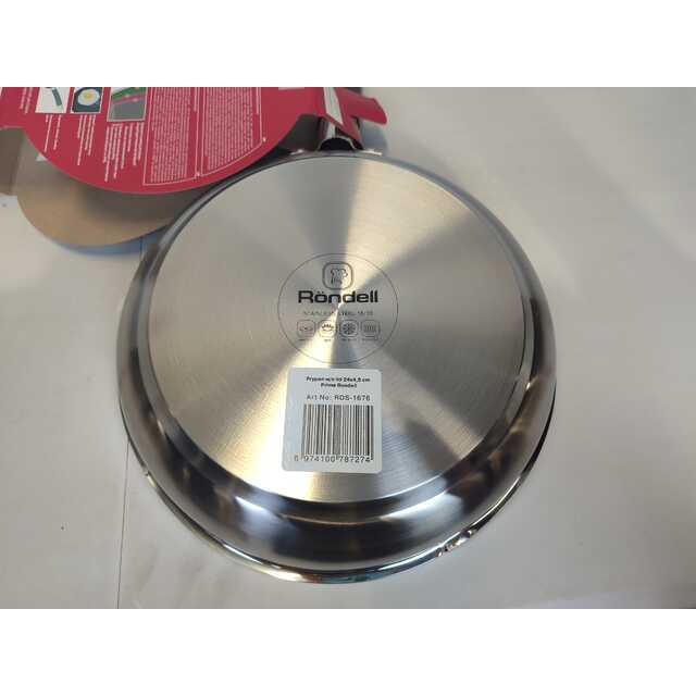 Сковорода Rondell Prime RDS-1676 (Цвет: Inox)