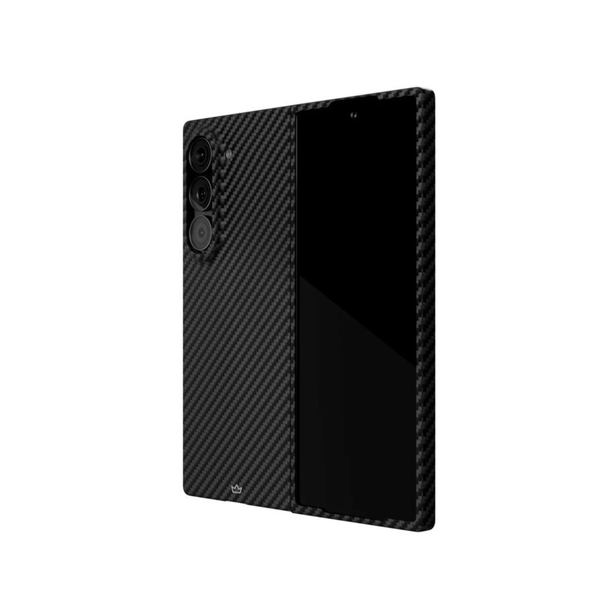 Чехол-накладка VLP Kevlar Сase для смартфона Samsung Galaxy Z Fold 6 (Цвет: Black)