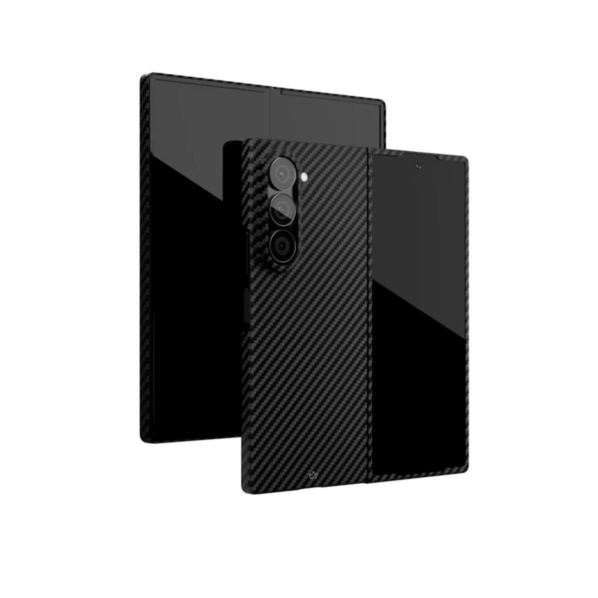 Чехол-накладка VLP Kevlar Сase для смартфона Samsung Galaxy Z Fold 6 (Цвет: Black)