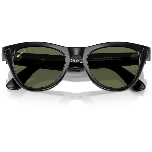 Умные очки Ray-Ban Meta Skyler RW4010  (Цвет: Shiny Black/G15 Green)