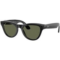 Умные очки Ray-Ban Meta Skyler RW4010  (Цвет: Shiny Black/G15 Green)