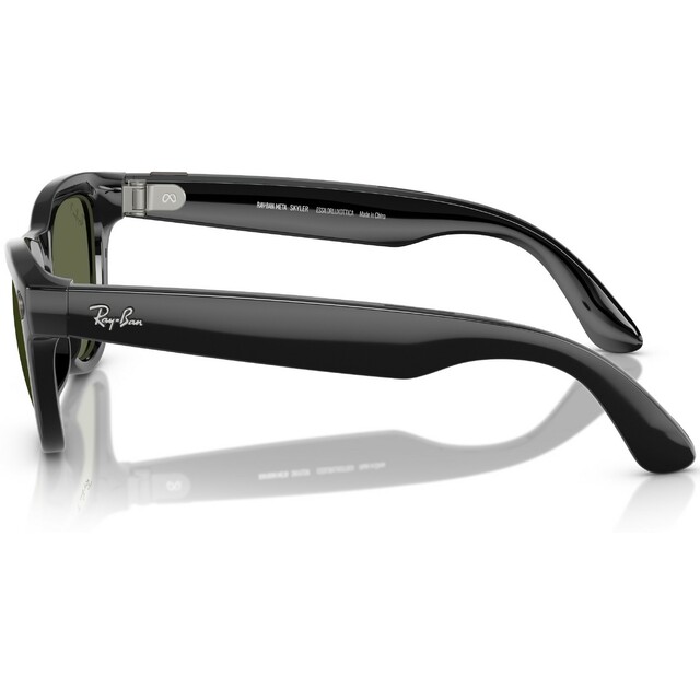 Умные очки Ray-Ban Meta Skyler RW4010  (Цвет: Shiny Black/G15 Green)