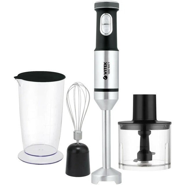 Блендер погружной Vitek VT-1465 (Цвет: Black / Silver)