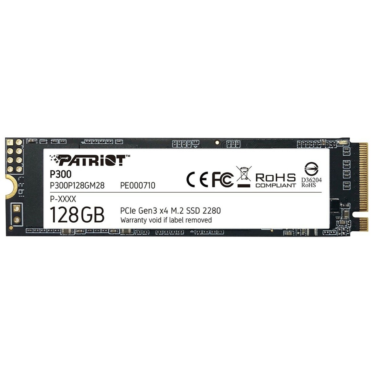 Накопитель SSD Patriot PCI-E 3.0 x4 128Gb P300P128GM28