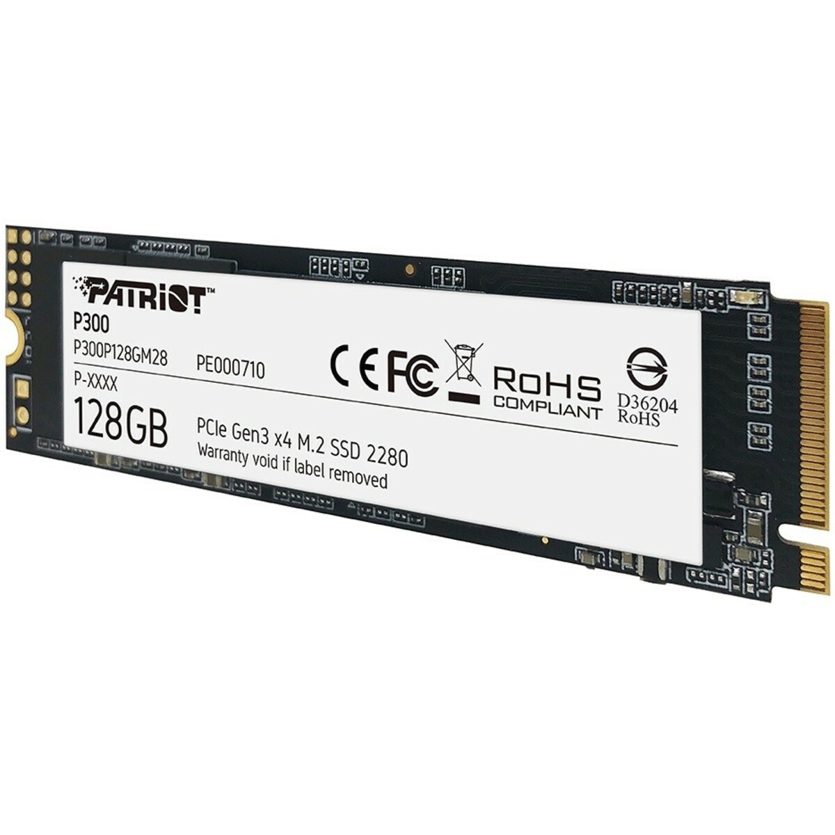 Накопитель SSD Patriot PCI-E 3.0 x4 128Gb P300P128GM28