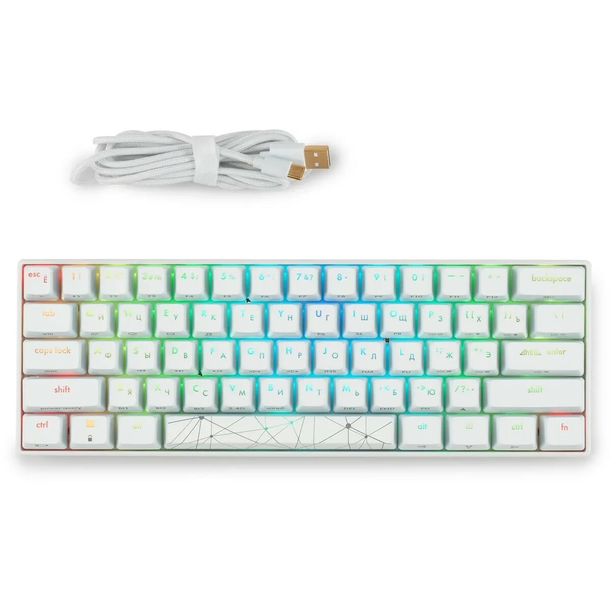 Клавиатура GMNG GG-KB505XW механическая, белый