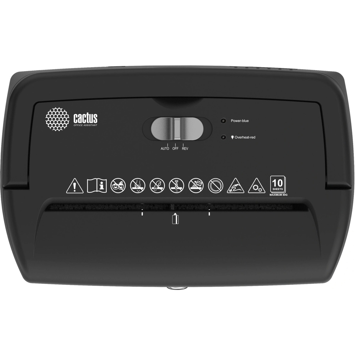 Шредер Cactus CS-SH-10-21-5X18, черный