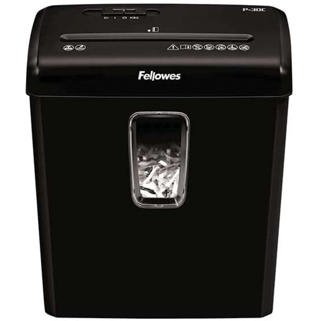 Шредер Fellowes PowerShred Р-30С, черный