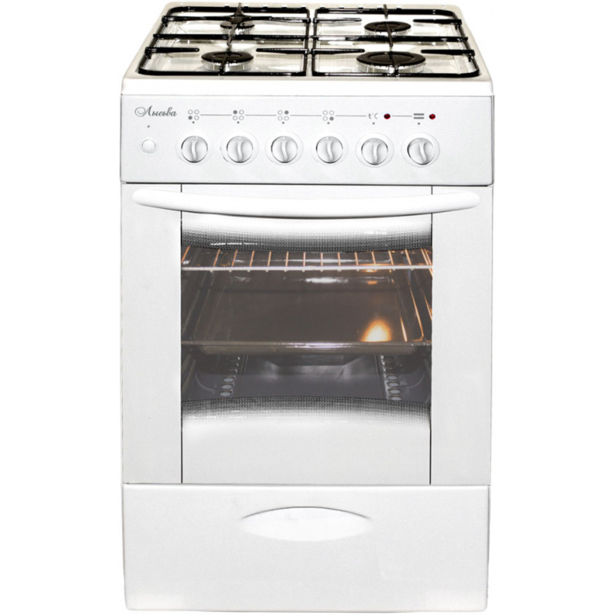 Плита комбинированная Лысьва ЭГ 401 МС-2у (Цвет: White)