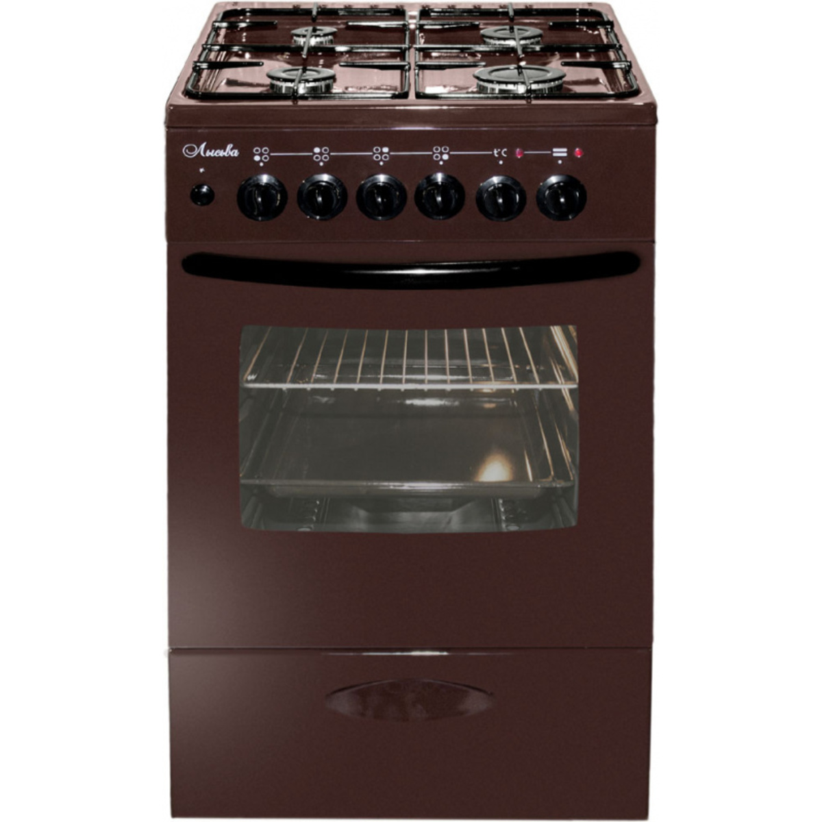 Плита комбинированная Лысьва ЭГ 401 МС-2у (Цвет: Brown)