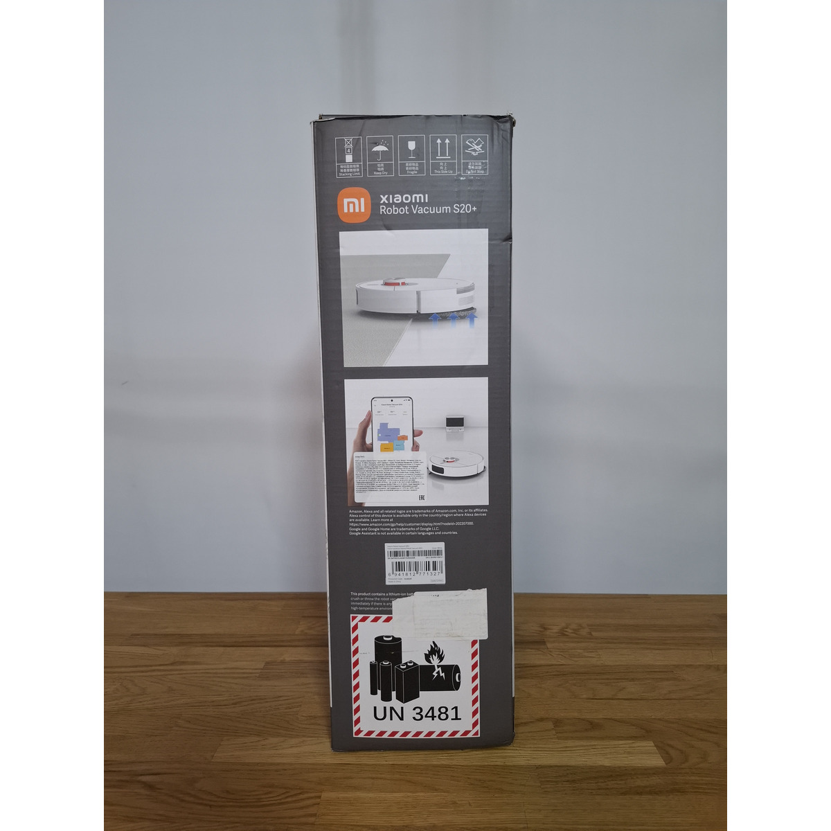 Робот-пылесос Xiaomi Robot Vacuum S20+, белый