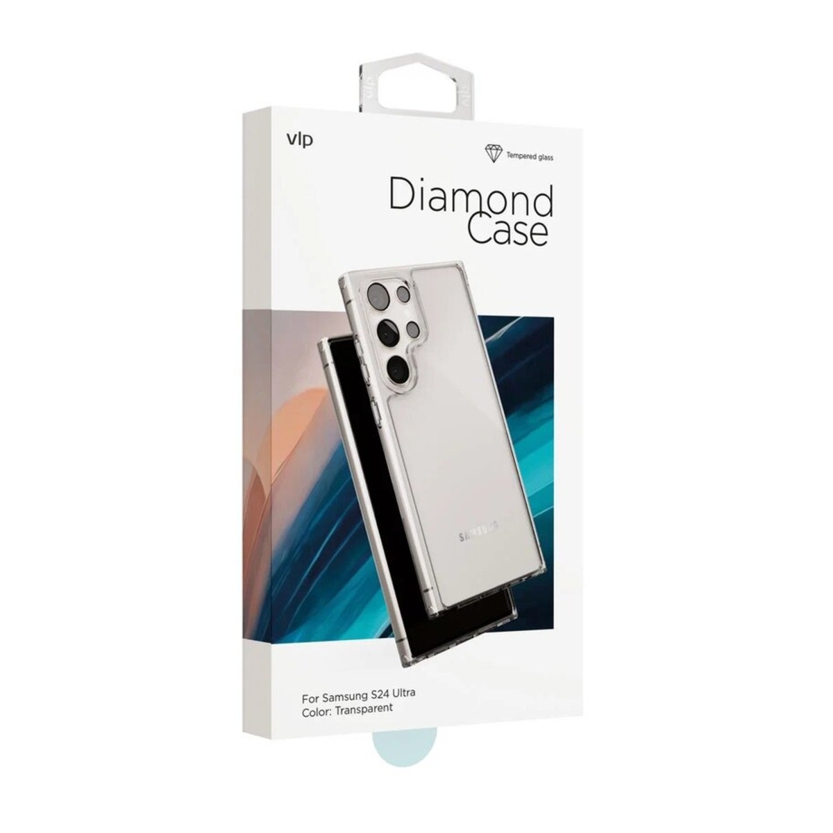 Чехол-накладка VLP Diamond Сase для смартфона Samsung Galaxy S24 Ultra (Цвет: Clear)