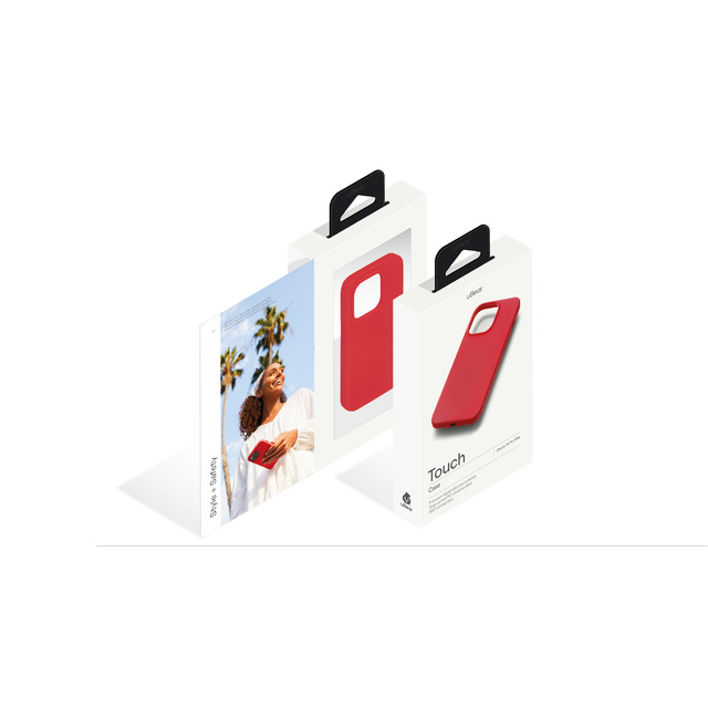 Чехол-накладка uBear Touch Case для смартфона Apple iPhone 14 Pro Max (Цвет: Red)