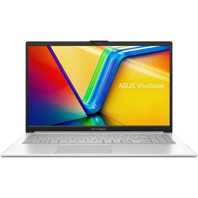 Ноутбук Asus Vivobook Go 15 E1504GA-BQ527 N-series N100 8Gb eMMC256Gb Intel UHD Graphics 15.6 IPS FHD (1920x1080) noOS silver WiFi BT Cam 