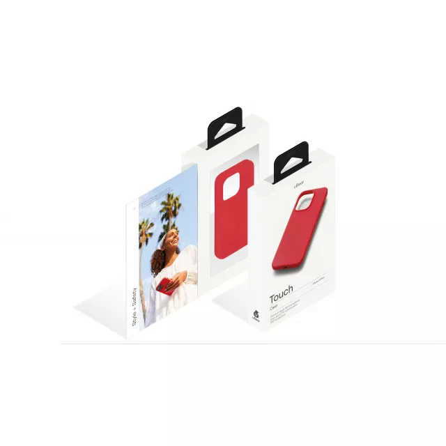 Чехол-накладка uBear Touch Case для смартфона Apple iPhone 14 Plus (Цвет: Red)