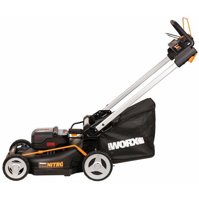 Газонокосилка самоходная Worx WG749E, черный